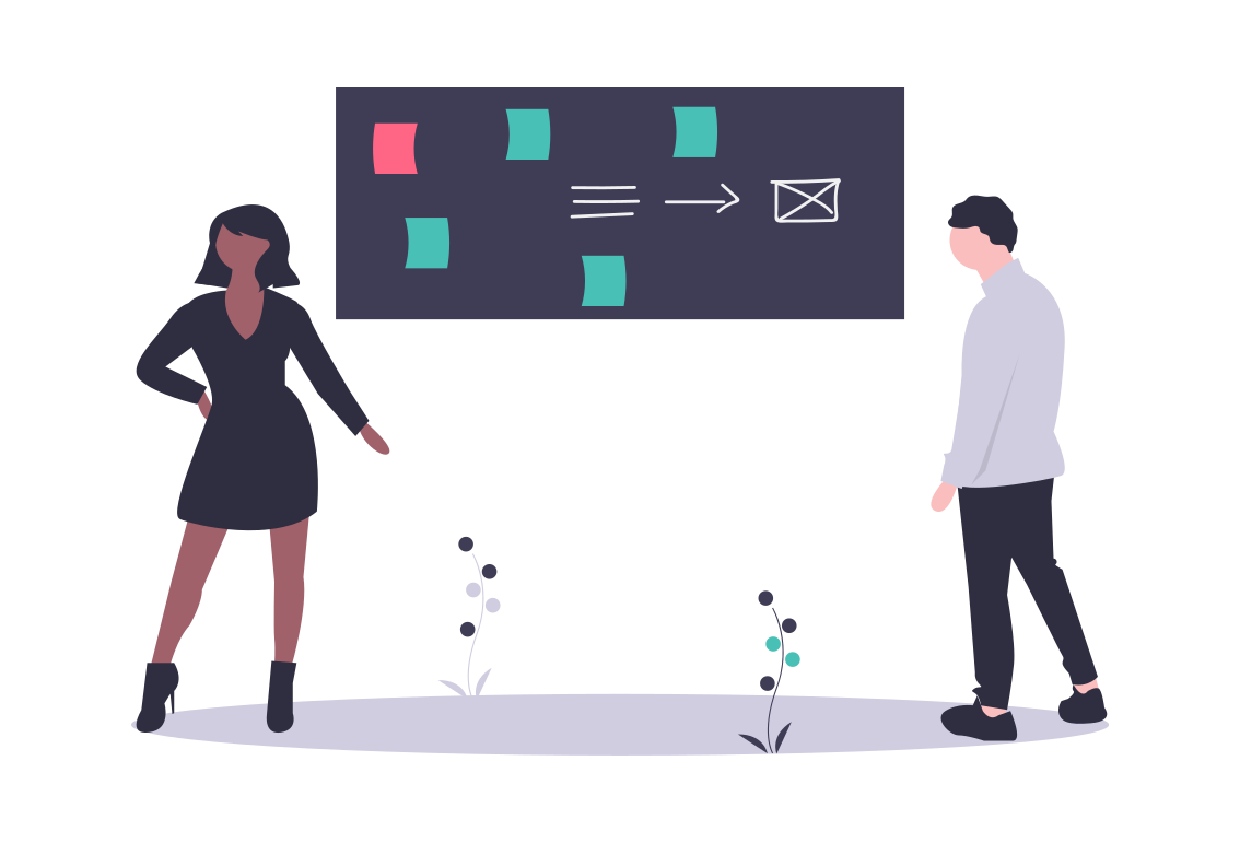 Team collaborating on software development